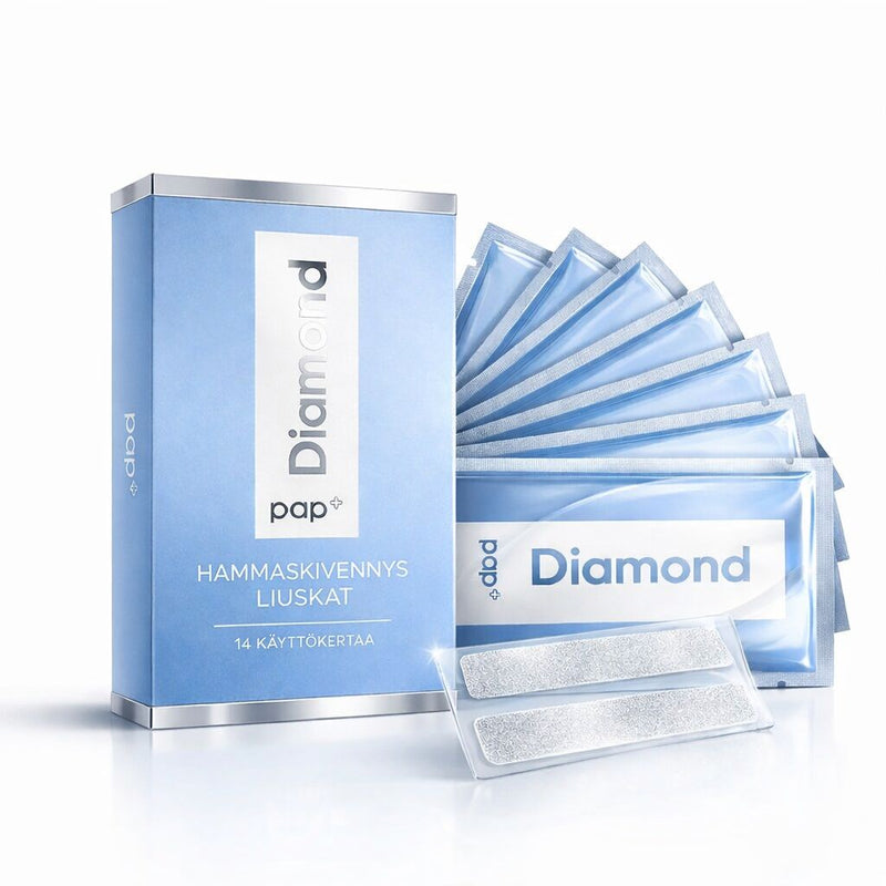 PAP+ hampaiden valkaisuliuskat